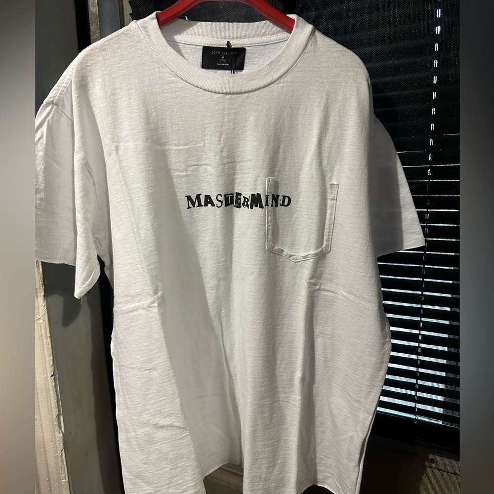 John Elliot x mastermind white shirt